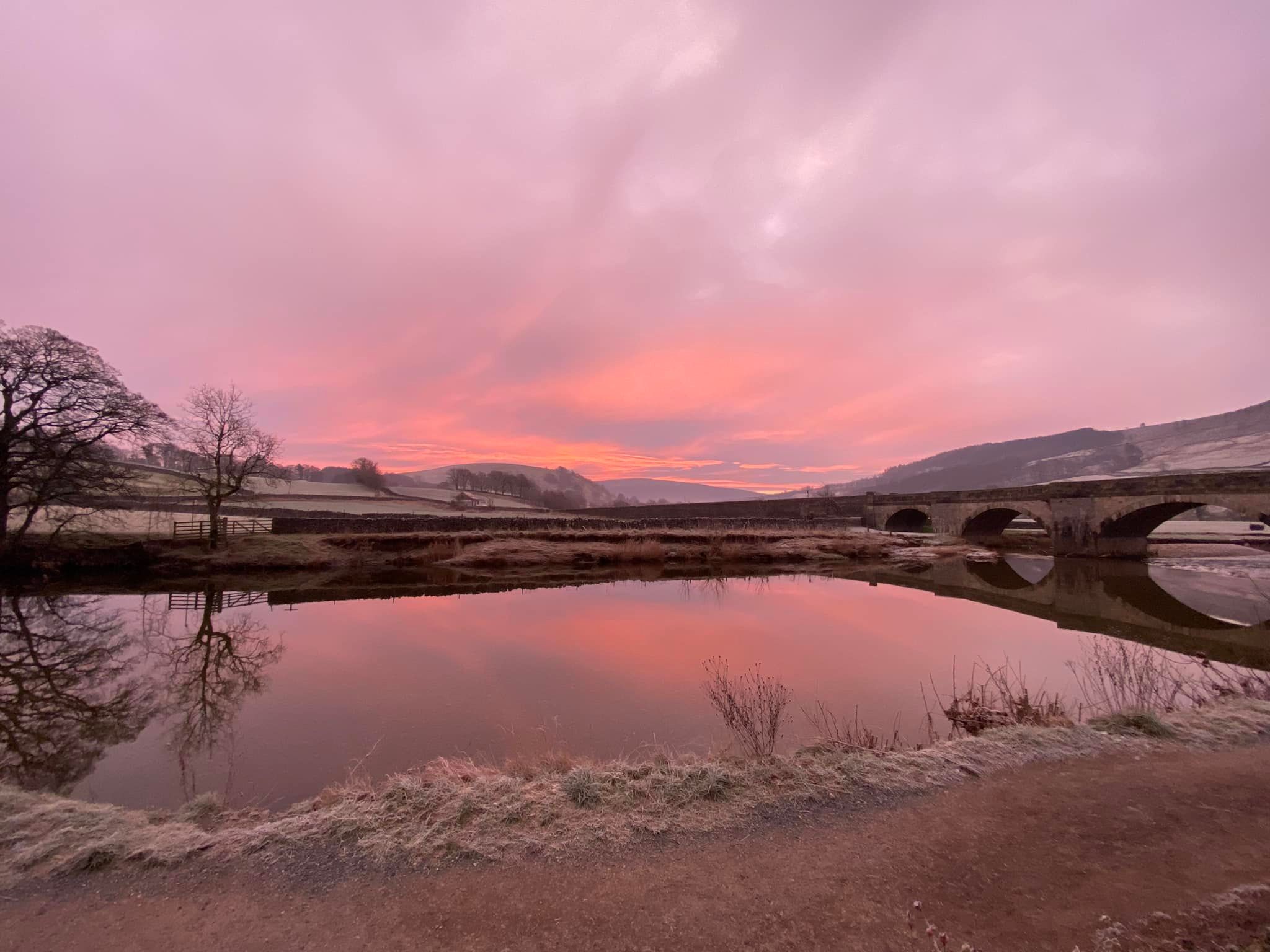 winter in burnsall