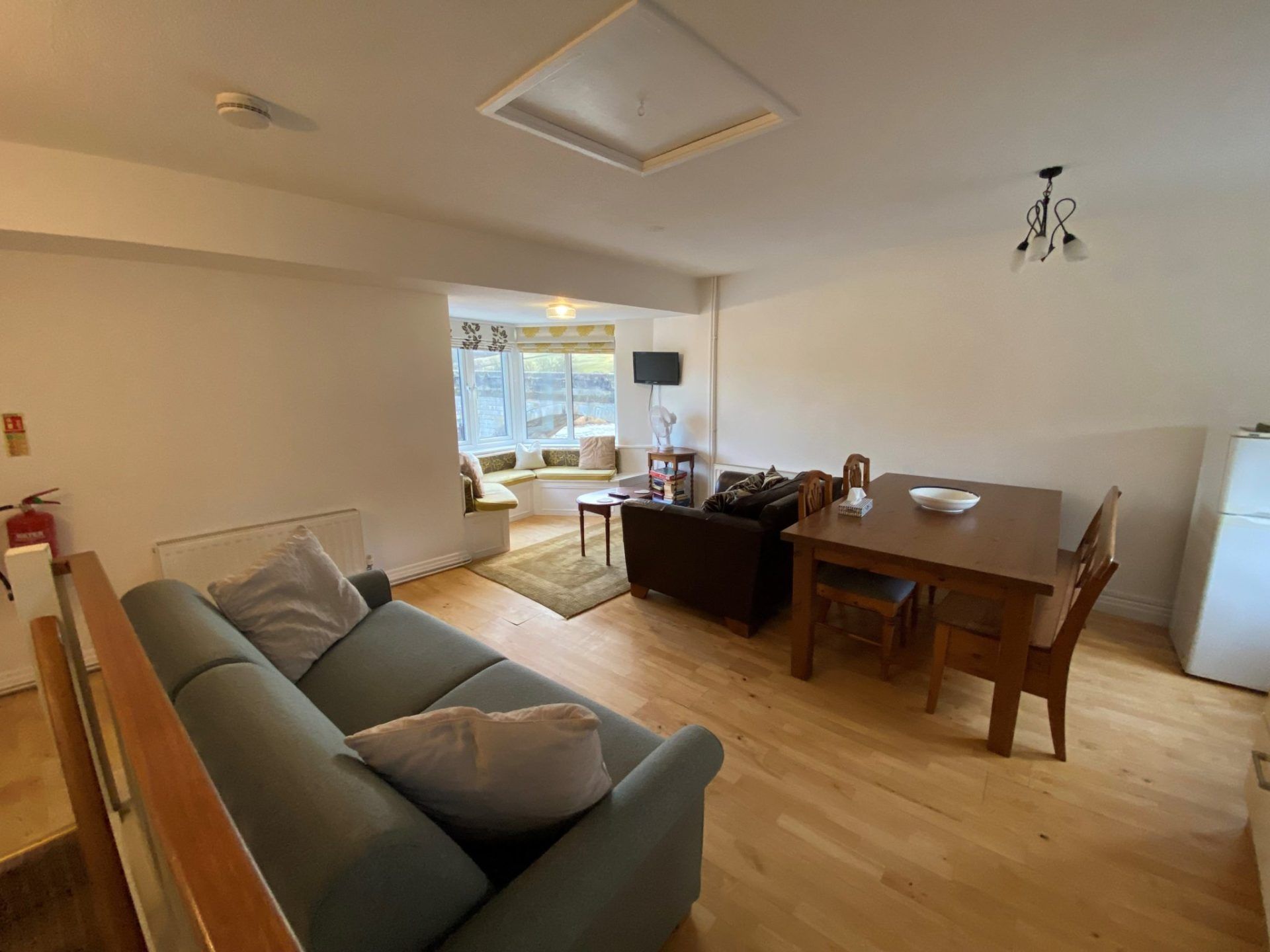 seating area in cottage