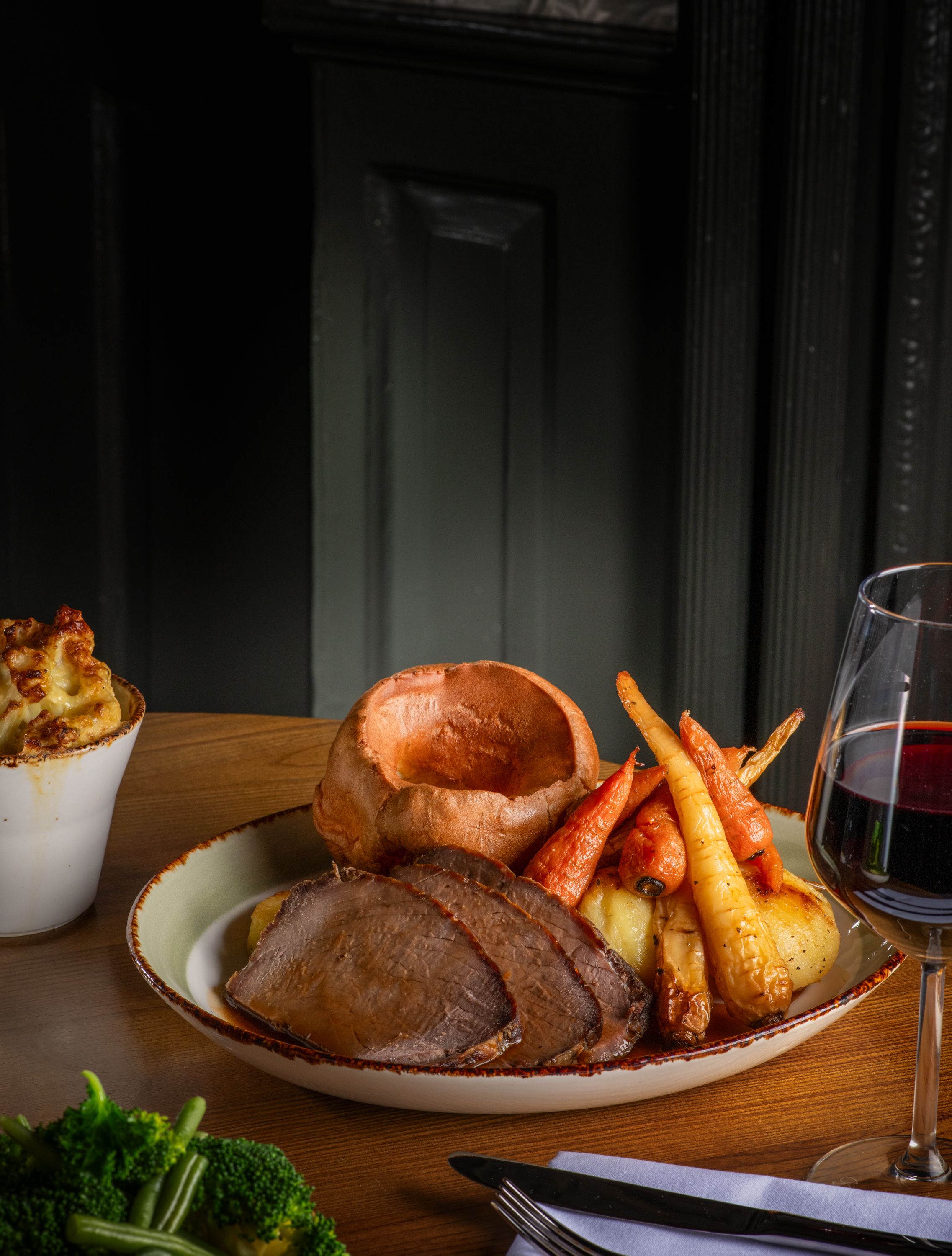 Beef roast dinner